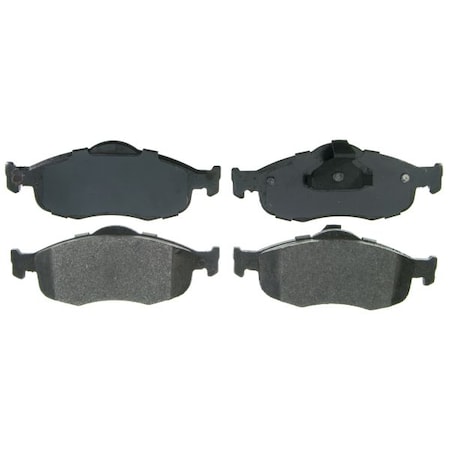 Wagner Brakes Semi-Met Disc Pad Set, Zx648 ZX648